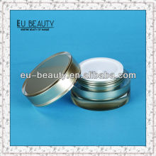 100g Cylinder acrílico Cream Jar para embalagem de cosméticos